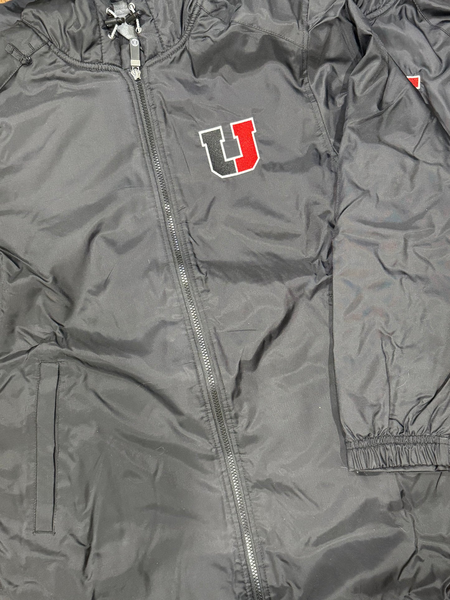 Long Fleece Lined Jacket with U