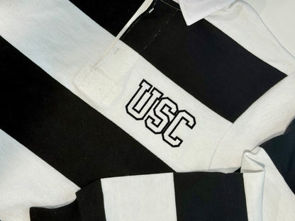Striped Rugby Polo with USC