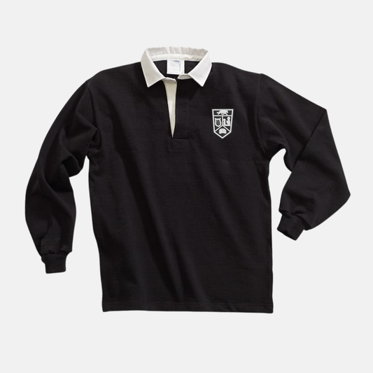 Black Rugby Polo with USC Crest