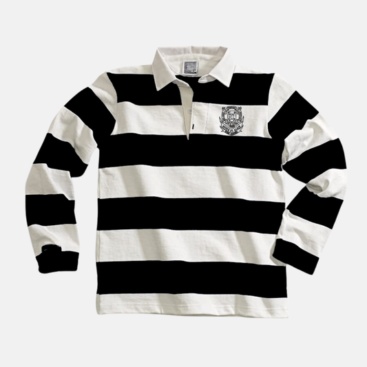 Striped Rugby Polo with USC Crest