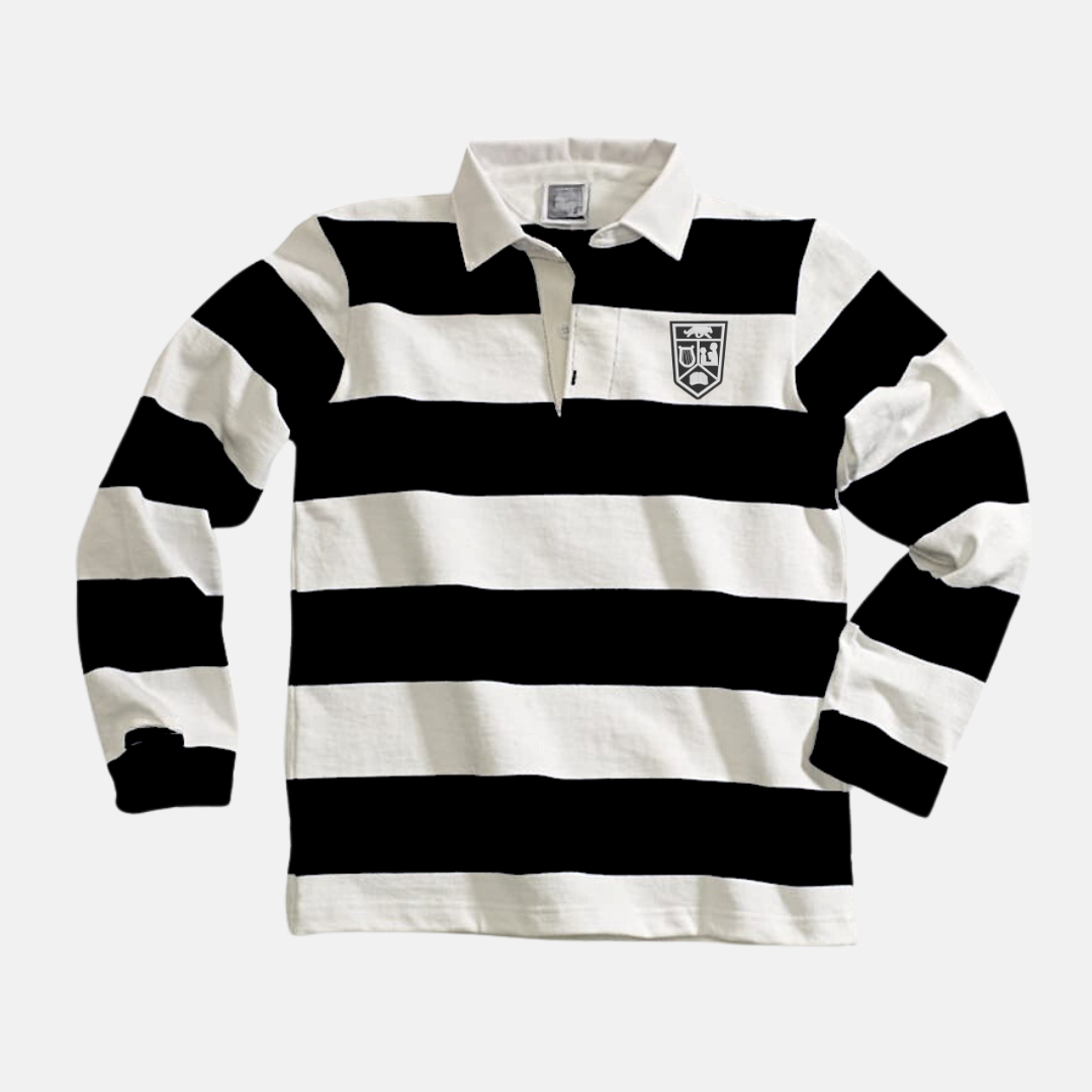 Striped Rugby Polo with USC Crest