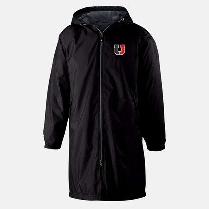 Long Fleece Lined Jacket with U