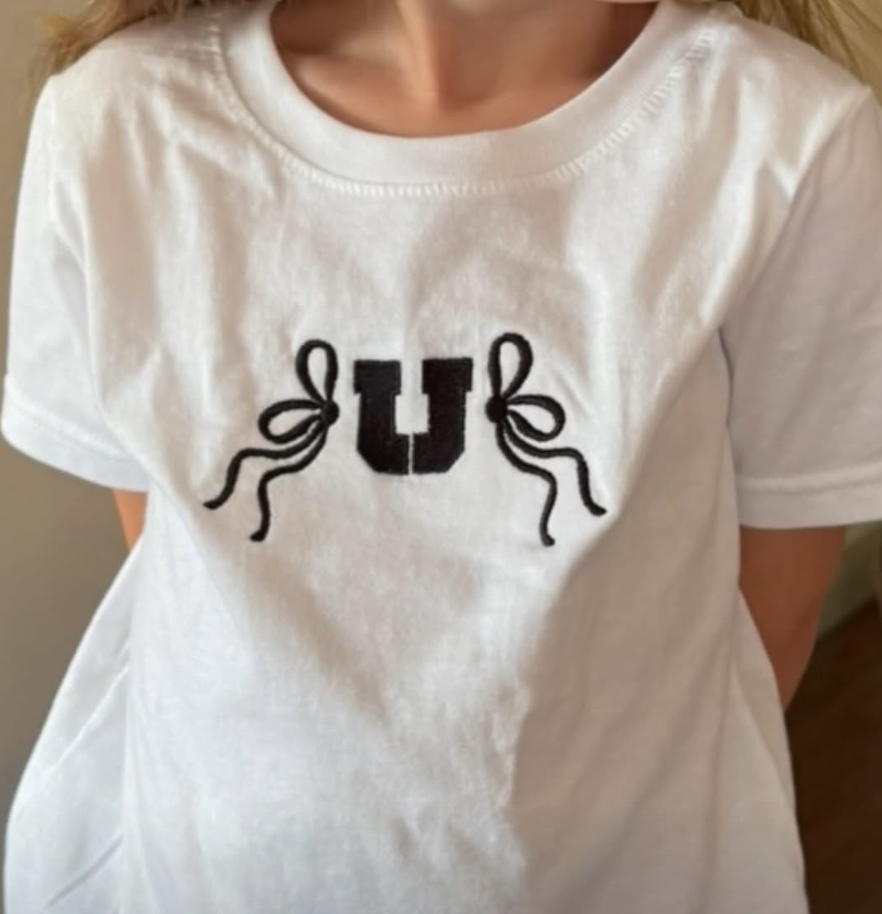 Youth U with Bows Shirt